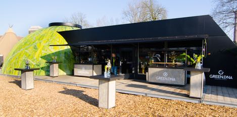 BioDome mobiele evenementen bijzondere evenementenlocatie pop up greendna