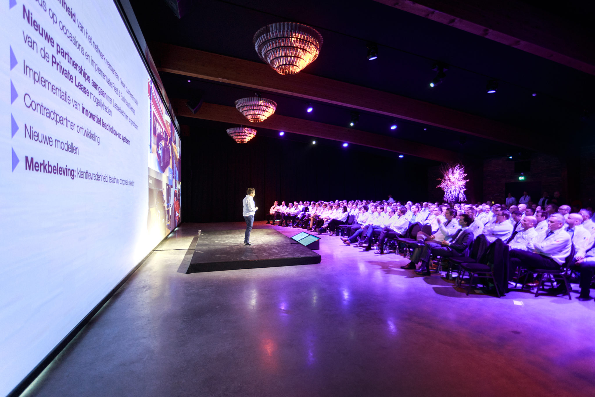 evenementenlocatie rotterdam projectiescherm 20x5 m