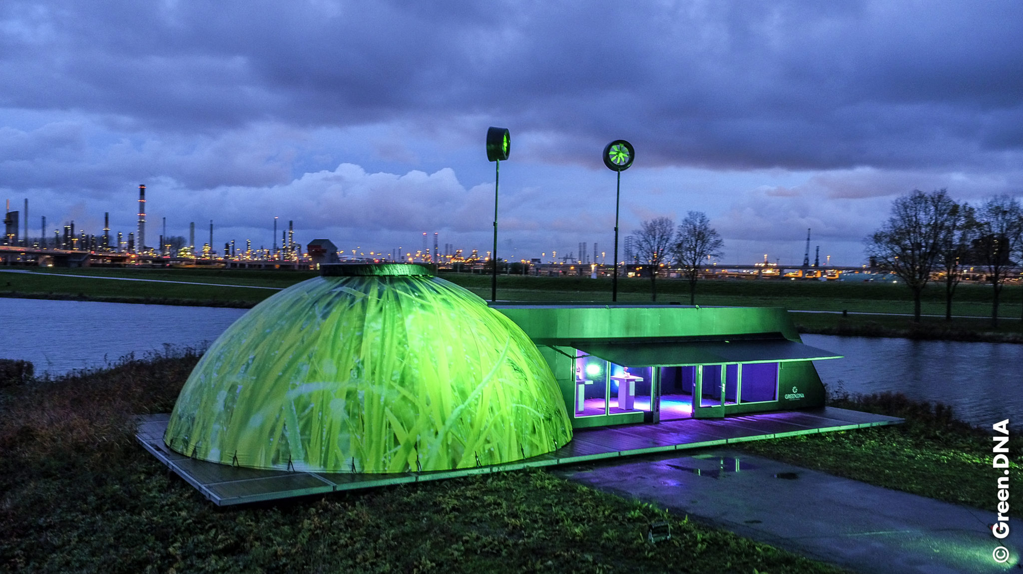 BioDome pop up mobiele evenementen bijzondere evenementenlocatie greendna