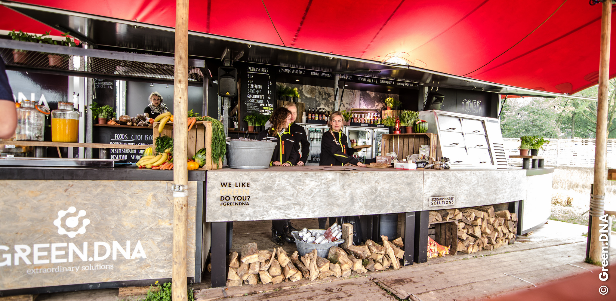 Evenementencatering festival GreenDNA dtrh2016