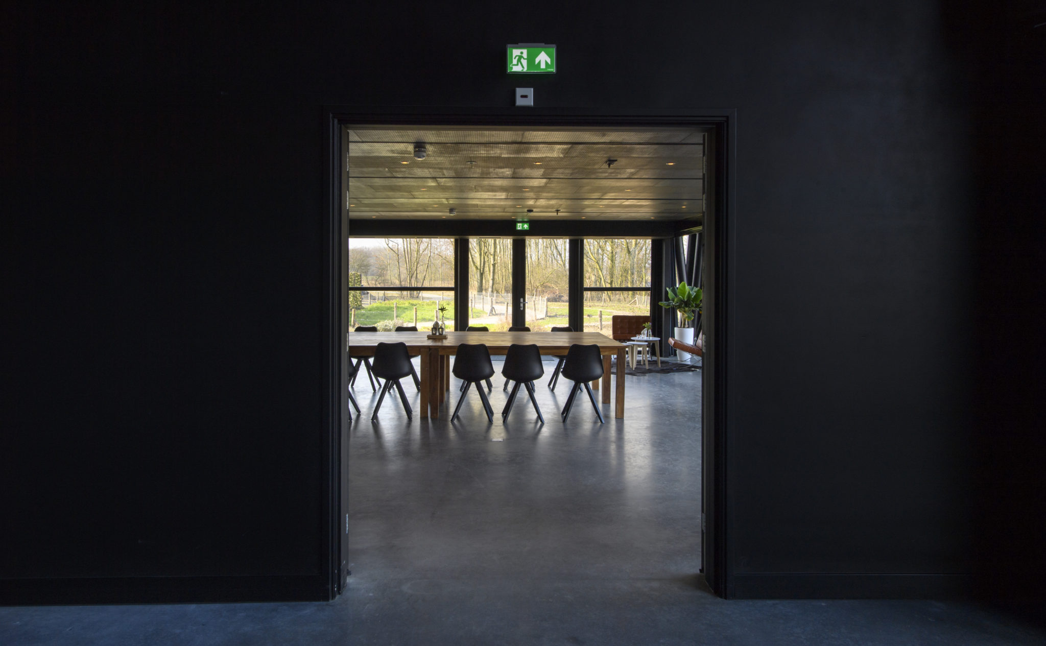 Tuinzicht subruimte evenementenlocatie Innovatiekracht