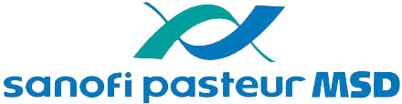 Logo van MSD en Sanofi Pasteur
